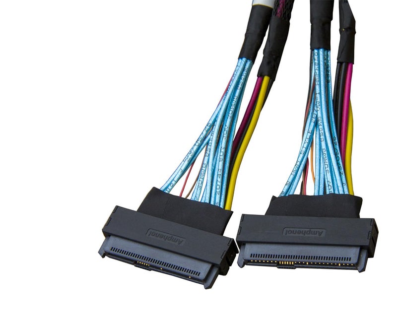 DiliVing 𝐃𝐢𝐋𝐢𝐧𝐤𝐞𝐫 PCIe 5.0 𝐌𝐂𝐈𝐎 x8 to 2*𝐔.𝟐 𝐍𝐕𝐌𝐞 Adapter,𝐒𝐅𝐅-𝐓𝐀-𝟏𝟎𝟏𝟔 74Pin to 2*𝐒𝐅𝐅-𝟖𝟔𝟑𝟗 68Pin Cable with Power, Mini Cooledge IO Cable 80CM - Image 3